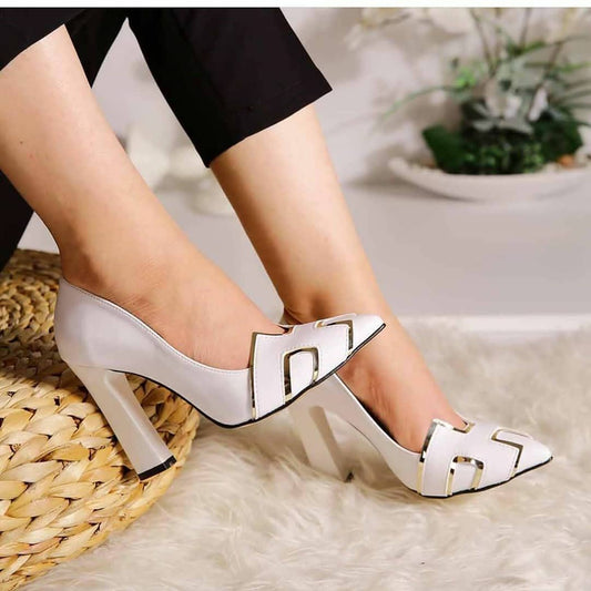 H-Style Court Shoes (White)