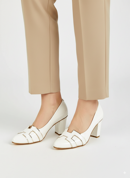 H-Style Court Shoes (White)
