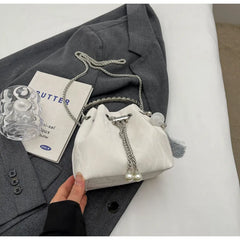 White Potli Bag 9889