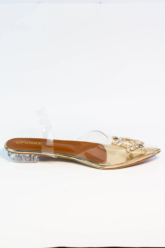 Tina Transparent Flats - Spunkz