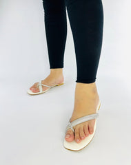 Diamond Cross Flat Slides - Spunkz