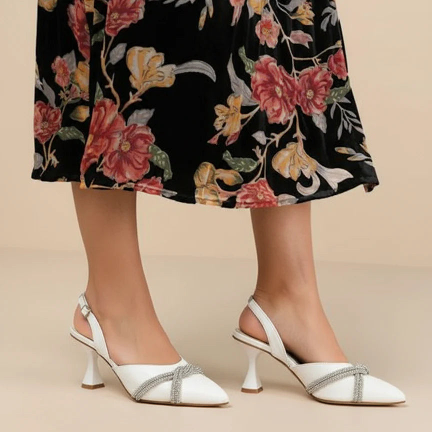 Slingback Kitten Heels