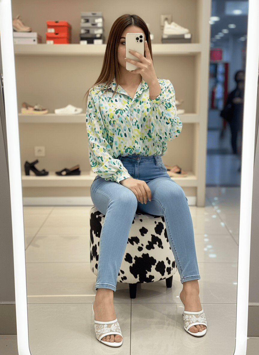 White Floral Mesh Sandals - Spunkz