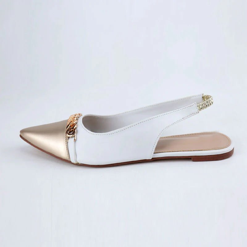 Slingback Flat Shoes - Spunkz