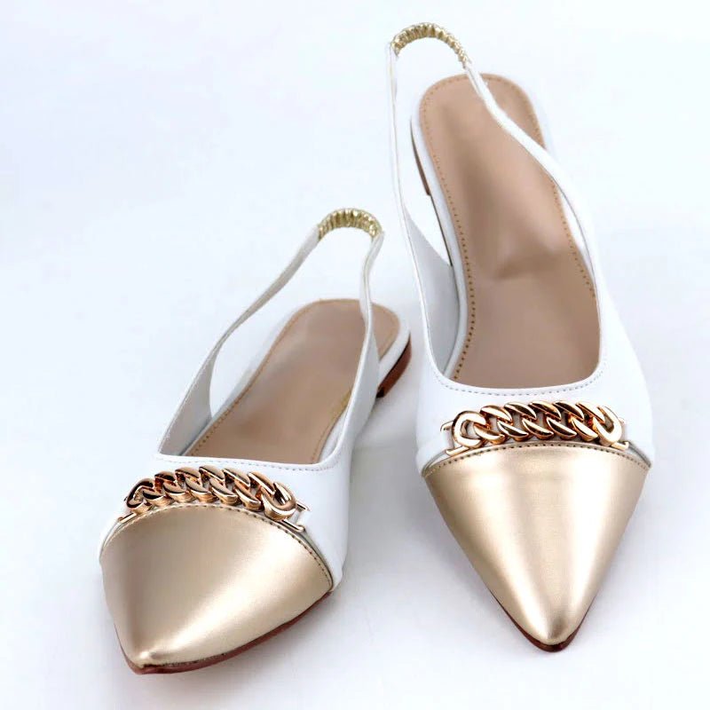 Slingback Flat Shoes - Spunkz